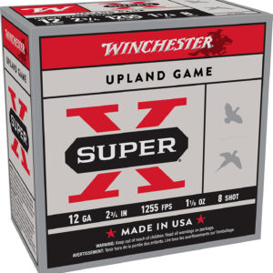 Winchester Ammo XU12H8 Super X Heavy Game Load 12Gauge 2.75" 1 1/8oz 8Shot 25 Per Box/10 Case