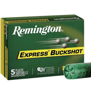 Remington Ammunition 20408 Express Buckshot 12Gauge 3" 000Buck Shot 5 Per Box/50 Case
