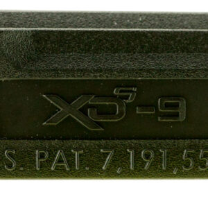Springfield Armory XDS5902M Backstrap Sleeve  made of Polymer with Black Finish & 1 Piece Design for 9mm Luger Springfield XD-S with #2 Backstrap & 3.30"-4" Barrel
