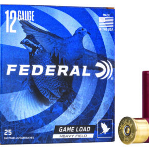 Federal H1236 Game-Shok Heavy Field 12Gauge 2.75" 1 1/8oz 6Shot 25 Per Box/10 Case