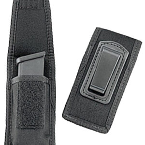 Uncle Mike's 88241 Under Cover Single Mag Case Single Black Kodra Nylon Belt Clip