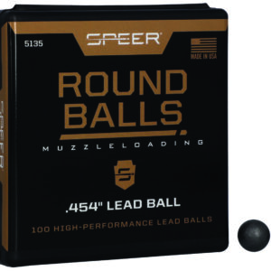 Speer 5135 Lead Balls  44Cal Lead Ball 140gr 100 Per Box/5 Case