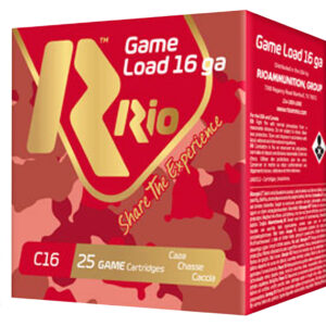 Rio Ammunition RCHV1675 Game Load  16Gauge 2.75" 1 1/8oz 7.5Shot 25 Per Box