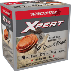 Winchester Ammo WE20GT6 Super X Xpert High Velocity 20Gauge 2.75" 3/4oz 6Shot 25 Per Box/10 Case