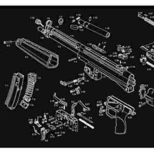 TekMat 12x36 Gun Cleaning Mat - Heckler & Koch MP5