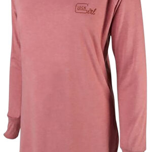 Glock AP960348 Glock Girl Confidence  Blush Cotton/Polyester/Rayon Long Sleeve Tunic XL