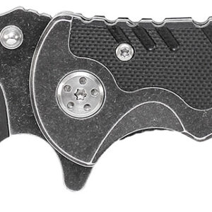 Smith & Wesson Knives SWBG10SCP Border Guard  3.50" Folding Part Serrated Stainless Steel Blade 4.80" Aluminum/G10 Handle Includes Pocket Clip