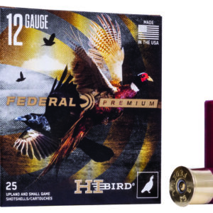 Federal HVF12H5 Premium Hi-Bird 12Gauge 2.75" 1 1/4oz 5Shot 25 Per Box/10 Case