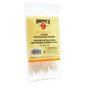 COTTON CLEANING SWAB 100 CT WOOD GRAIN 5.9 LONG POLY BAG