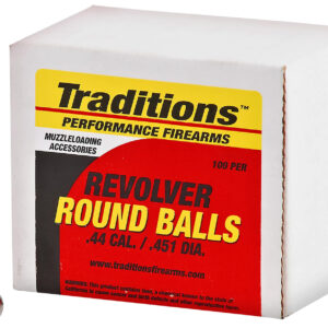 Traditions A1642 Revolver  44Cal Lead Ball 140gr 100/Box