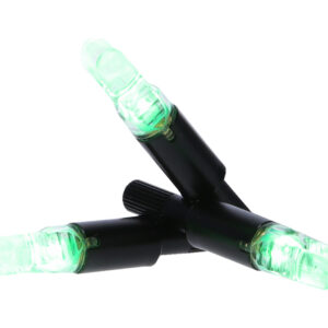 NAP NAPILLNXGR3PK Thunderglo Illuminated Nock Crossbow Green Half Moon/ 3 Pack