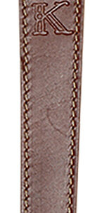 Chipmunk 80021 Rifle Sling  Brown Leather Adjustable OAL