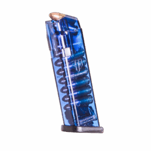 Elite Tactical Systems (ETS) Handgun Magazine Blue for Glock 17/18/19/19x/26/34/45 Gen 1-5 9mm Luger 17/rd