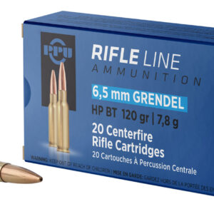 PPU PP6GH Standard Rifle  6.5Grendel 120gr Hollow Point Boat Tail 20 Per Box/25 Case