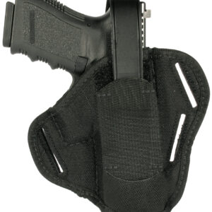 Blackhawk 40PC05BK Pancake  OWB Size 05 Black Cordura Nylon Belt Slide Fits Large Semi-Auto Fits 3.75-4.50" Barrel Ambidextrous