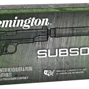 Remington Ammunition 28428 Subsonic  45ACP 230gr Flat Nose Enclosed Base 50 Per Box/10 Case