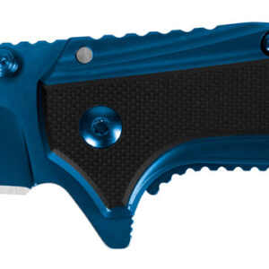 Kershaw 8320 Outright  3" Folding Trailing Point Plain Blue PVD 8Cr13MoV SS Blade Black/Blue G10/SS Handle Includes Pocket Clip
