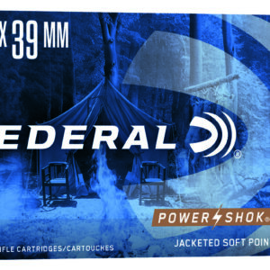 Federal 76239B Power-Shok  7.62x39mm 123gr Jacketed Soft Point 20 Per Box/10 Case
