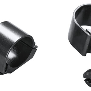 Weaver Mounts 49061 Detachable Top Mount Dual Extension Rings  Black 1" High