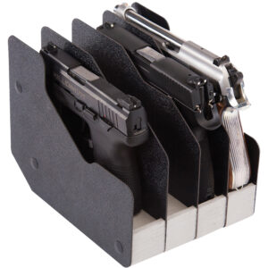 BenchMaster BMWRM14 WeaponRac Four Pistol Universal Handgun Metal Black