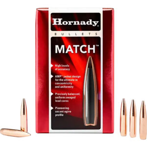 Hornady 27200 Match  270 Cal .277 110 gr Hollow Point Boat Tail 100 Per Box/ 25 Case