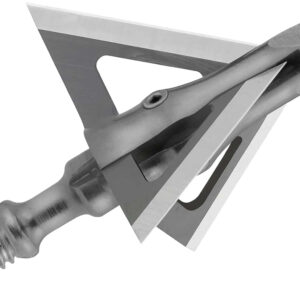 Muzzy 290 Trocar Broadhead 3-Blade Trocar Tip Solid Stainless Steel Ferrule Blades 100 gr/3 Per Pack