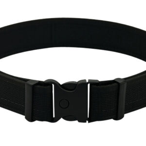 Uncle Mikes-leather(1791) BLTUM34/38MBL Gun Belt  Matte Black Leather 34/38 1.50" Wide Buckle Closure