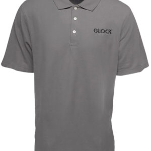 Glock AP95877 Classic Polo  Gray Cotton Short Sleeve XL