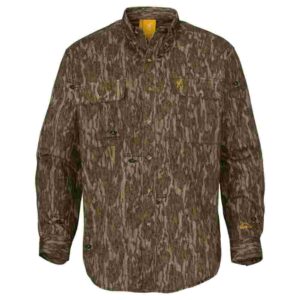 Browning Wasatch-CB Shirt Button-Front 2 Pocket Mossy Bottomland XL