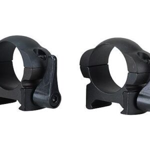 Weaver Grand Slam Leaver-Lok Top Mount Steel Scope Rings 1" Medium Matte
