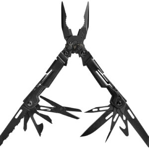 S.O.G SOG-PP1002-C PowerPint  Black Hardcoat Anodized Stainless Steel 5.10" Long Features 5Cr15MoV Stainless Steel