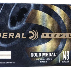 Federal GM38A Premium Gold Medal 38Special 148gr Lead Wadcutter 50 Per Box/20 Case