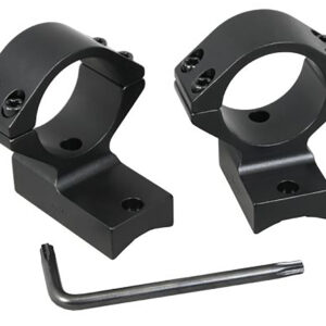 Talley 750711 Scope Mount/Ring Combo  Black Anodized Aluminum 30mm Tube Browning BLR/BAR/BPR High Rings 0 MOA