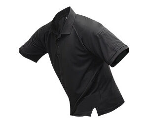VERTX COLDBLACK S/S POLO BLK LRG