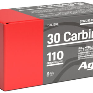 Aguila 1E302110 Target & Range  30Carbine 110gr Full Metal Jacket 50 Per Box/20 Case