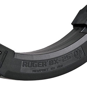 Ruger 90398 BX-25 Value Pack 25rd Magazine Fits Ruger 10/22/SR/American Rimfire/Charger 22LR Black 2 Pack