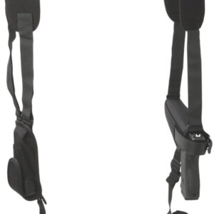 Uncle Mike's 77050 Pro-Pak Horizontal Shoulder Holster Shoulder Size 05 Black Nylon Harness Fits Large Frame Pistol Fits 4.50-5" Barrel Right Hand