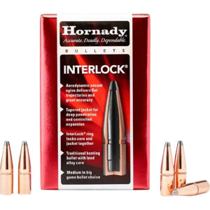 Hornady 3515 InterLock  35 Cal .358 200 gr Round Nose 100 Per Box/ 15 Case