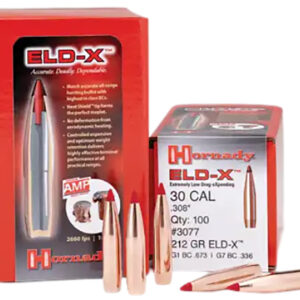 Hornady 2840 ELD-X  7mm .284 162 gr Extremely Low Drag eXpanding 100 Per Box/ 15 Case