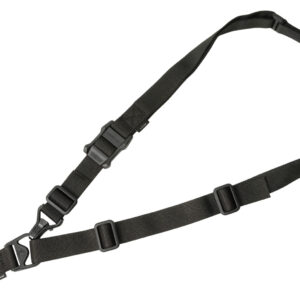 Magpul MAG515BLK MS3 Single QD Sling GEN2 Black Nylon 48"-60" OAL Adjustable One-Two Point Rifle