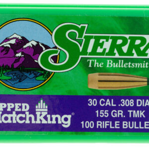 Sierra 7755 Tipped MatchKing  30Cal 155gr Tipped MatchKing 100/Box