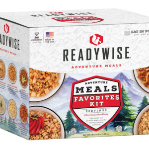 ReadyWise RW05913 Outdoor Food Kit Meal Favorites Kit 9 Servings Includes 6 Entrees and 3 Breakfasts