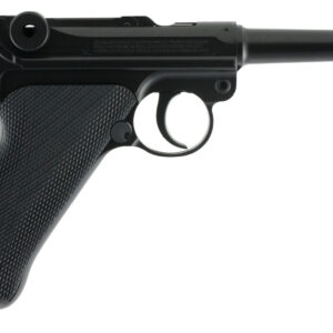 Umarex USA 2251800 Legends P.08  CO2 177 BB 21+1 4.60" Black Polymer Grips
