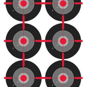 Birchwood Casey 35703 Dirty Bird  Bullseye Tagboard Target 12" x 18" 100 Per Pkg