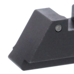 AmeriGlo GL452 Optic Compatible Sight Set for Glock  XL Tall Green Tritium Orange Outline Front Sight-Green Tritium Black Outline Rear Sight