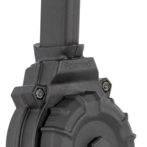 ProMag DRMA20 Standard  50rd Drum 9mm Luger Compatible w/Glock 43X/48 Black DuPont Zytel Polymer