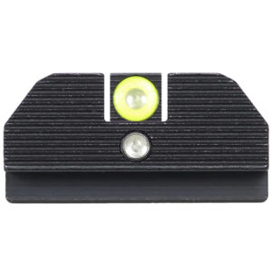 Night Fision GLK001015YGZ Student Of The Gun Accur8 For Glock  Green Tritium Yellow Outline Front Sight-Green Tritium Black Outline Rear Sight Glock 17/17L/19