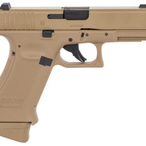 Umarex Glock Air Guns 2276338 G19X Gen5 Air Soft CO2 6mm, 14+1, Steel Slide, Coyote Tan Polymer Frame, Coyote Polymer Grips