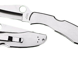 Spyderco C10P Endura II  3.88" Folding Drop Point Plain VG-10 Stainless Steel Blade/Stainless Handle