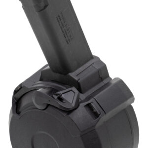Magpul MAG1033-BLK PMAG GL9 50rd Drum 9mm Luger Compatible w/Glock Black Polymer